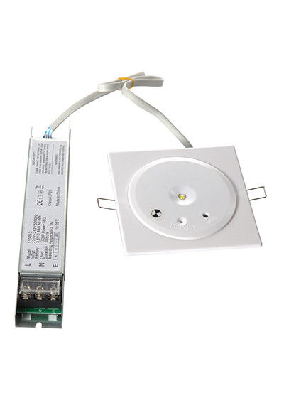 Lámpara de emergencia de incendio con LED blanco SMD de 1 Watt y batería Ni-Cd