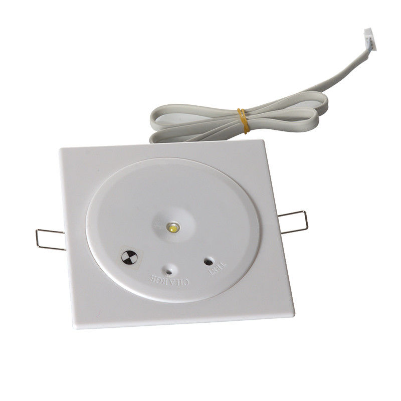 Luz de emergencia de techo comercial con batería de respaldo IP20 3 horas de funcionamiento Lámpara LED sin mantenimiento