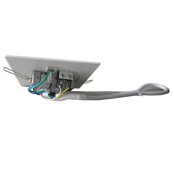 Luz de emergencia LED empotrada en techo comercial a pilas personalizada con batería de respaldo 1W SMD IP42