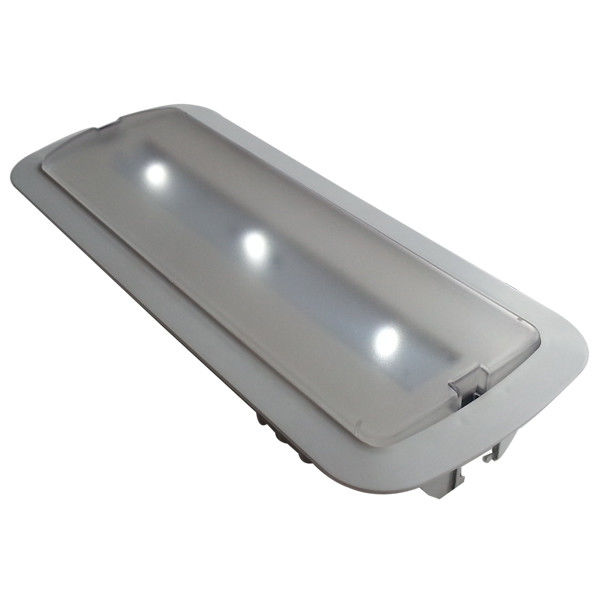 Lámpara LED de emergencia empotrada comercial de 1,5 W con clip de resorte mantenido y batería de respaldo CE RoHS