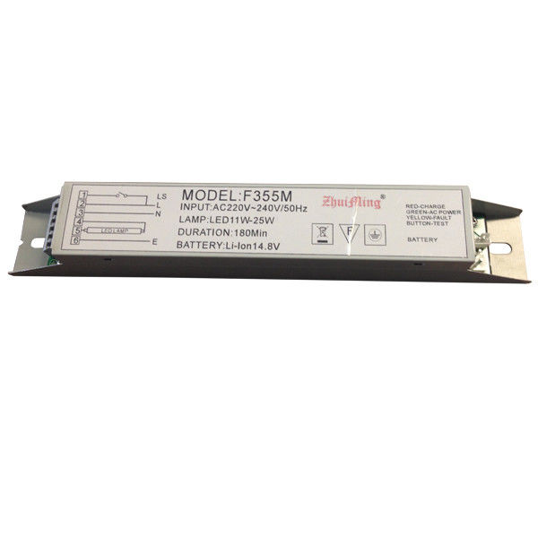 Fuente de alimentación de luz de emergencia a batería con batería de iones de litio de 14,8 V 6,0 Ah y función de autocomprobación para una duración de más de 3 horas