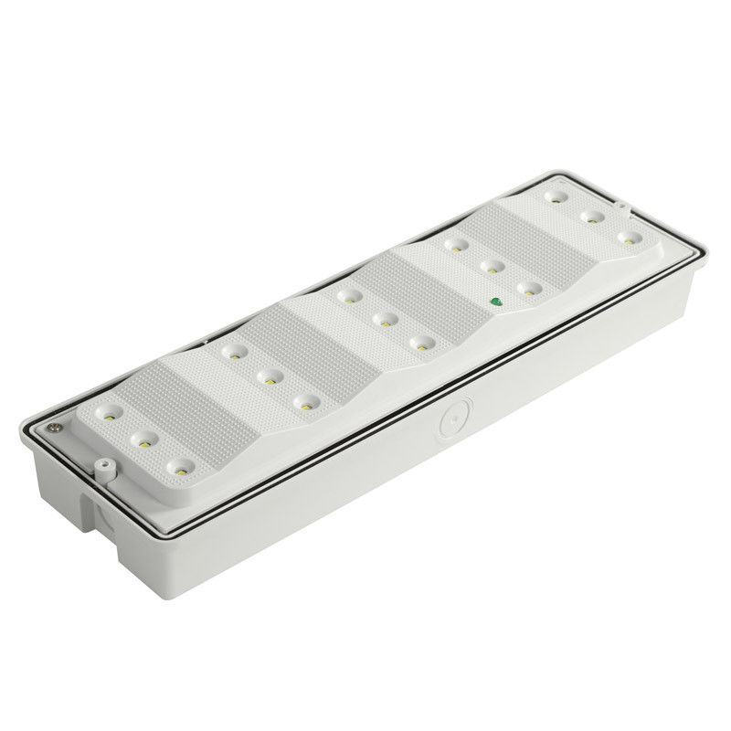 Luz de emergencia LED para exteriores de edificios comerciales con respaldo de batería, a prueba de intemperie, 110V 127V IP65 EL015AN