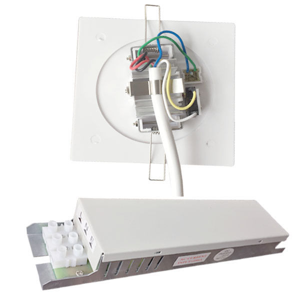 Luz de emergencia de techo recargado recargable de 1W LED sin mantenimiento IP45 personalizado con placa de PC de respaldo de batería