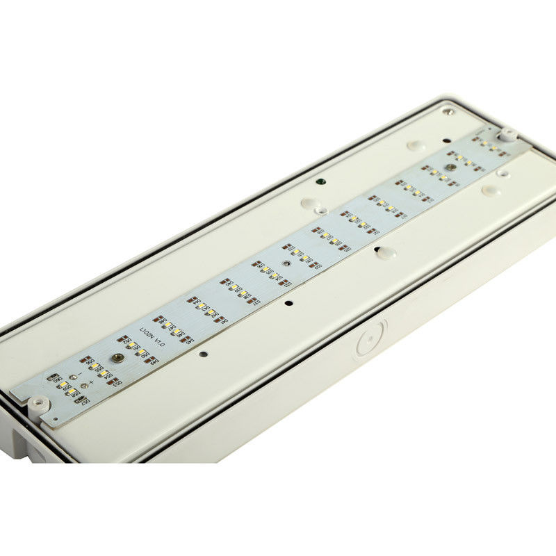 Luz de emergencia resistente al agua, autoinstalable, de batería, IP65 exterior, ubicación húmeda, recargable EL030AN