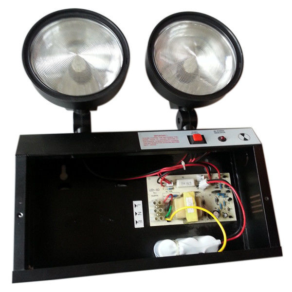 Luzes de emergencia LED de doble punto recargables IP20 sin mantenimiento con fácil instalación