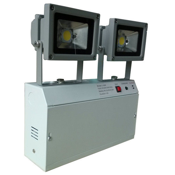 Luminaria de emergencia de doble foco para autocomprobación de edificios comerciales, 2x10W COB LED L109N-2