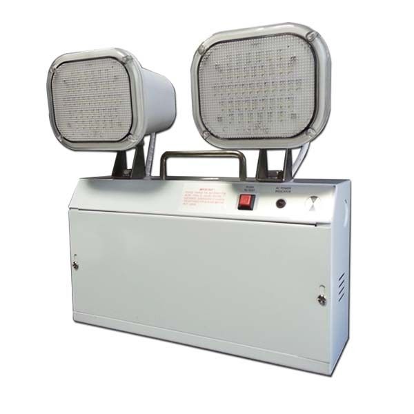 3 años de garantía 220V-240V Twin Spot luz de emergencia con 3 horas de duración y carcasa de acero